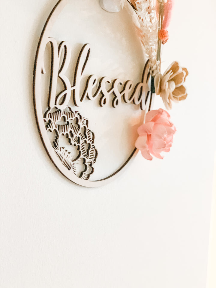 Blessed Floral Wreath