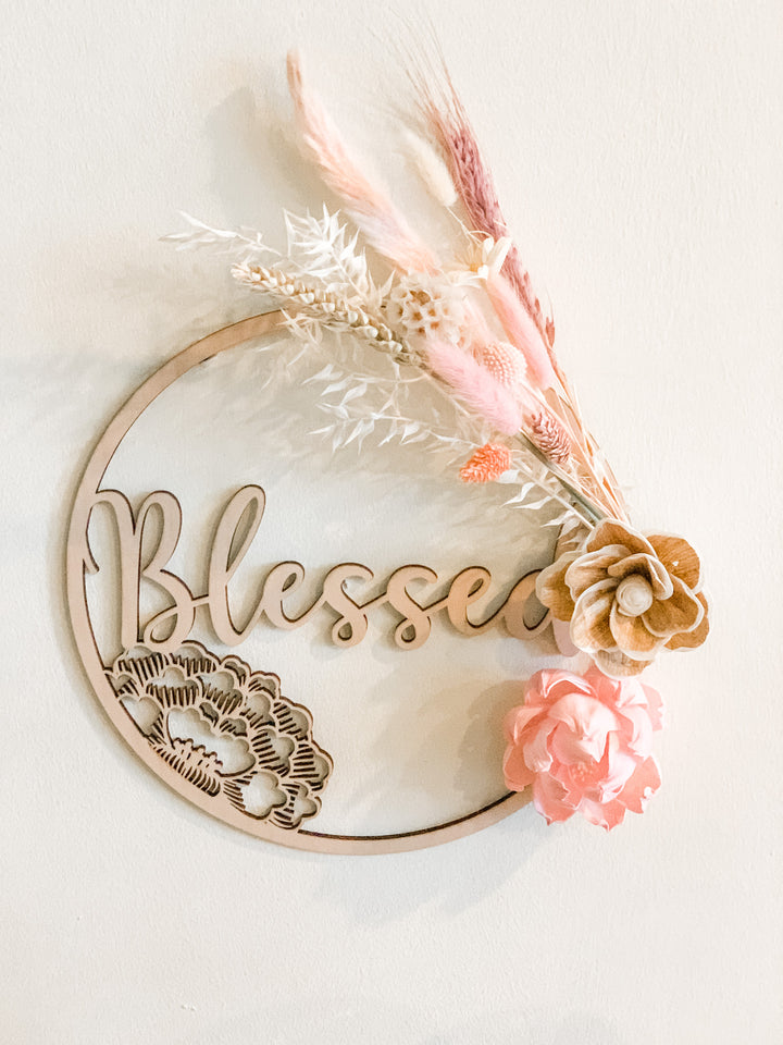 Blessed Floral Wreath